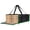 Black-green Edge, variant on 2PK Insulated Food Delivery Bag with Reinforced Hard Bottom - XXXL Thermal Catering Tote for Hot Pizza, Cold Drinks & Meal Boxes - Ideal for Delivery Staff, Restaurants, and Outdoor Events
