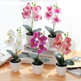 thumbnail image 5 of Silk Artificial Fake Orchid Flower Potted Plant Bonsai Party/Garden/Home Decor D Smile Home, 5 of 5