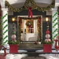 thumbnail image 3 of 14.8FT Pre-Lit Artificial Christmas Garland with 50 LED Lights, Battery Operated Xmas Garland for Stair Railing,Fireplace Mantle,Doorway,or Indoor Home Wedding Party Holiday Decorations(Multicolored), 3 of 7