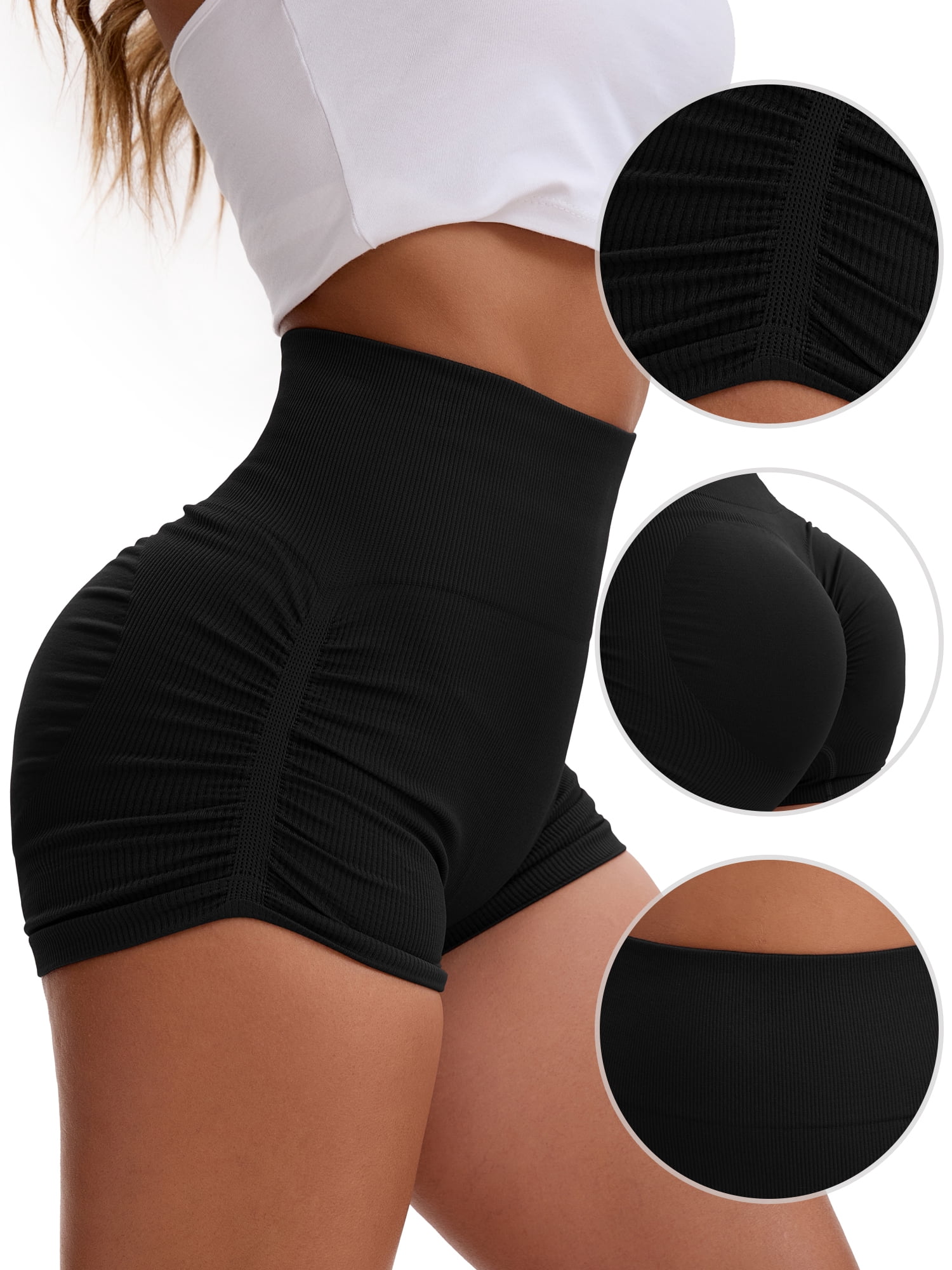 Unique Bargains Women's Slimming Waist Butt Lifter Control Panties S Black