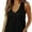 Black, variant on Tank Tops for Women Casual V Neck Basic Cami Camisoles