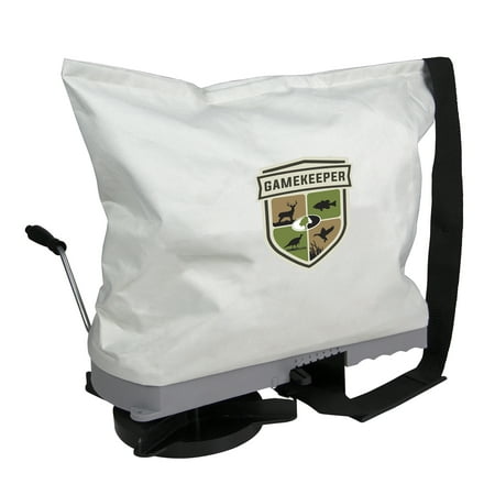 Mossy Oak Gamekeeper 25 lb Capacity Bag Broadcast Seeder for Food Plots