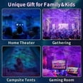 thumbnail image 6 of Eurhowing Aurora Ocean Wave Projector, 16 Colors Rechargeable 5.3 Bluetooth Speaker, Ultra-Quiet Night Light for Kids Room with Remote Control, 6 of 15