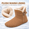 thumbnail image 2 of Barefoot Boots for Men and Women, Wide Toe Box Winter Snow Boots, Fur-Lined High-Top Shoes with Non-Slip Outsole for Outdoor Walking and Hiking, 2 of 8