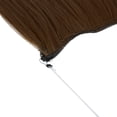 thumbnail image 3 of Youloveit 22Inchs Straight Miracle Translucent Invisible Wire Wire Hidden Extensions Fish Line on Synthetic Straight Hair Extensions Hairpieces No Clip (Dirty Blonde - 18H613), 3 of 7