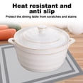 thumbnail image 4 of Mantel individual tejido de diseño Juego de 10 hojas Mantel individual resistente al calor antiincrustante y lavable 45 cm * 30 cm, 4 of 5