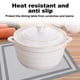 thumbnail image 4 of Mantel individual tejido de diseño Juego de 10 hojas Mantel individual resistente al calor antiincrustante y lavable 45 cm * 30 cm, 4 of 5