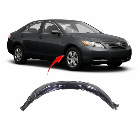 DCP Front Right Passenger Side Fender Liner For 2007-2011 Toyota Camry TO1251122