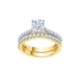 thumbnail image 2 of KATARINA Diamond Bridal Set in 10K Gold (1 5/8 cttw, I-J, I1-I2), 2 of 4