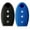 black and blue, variant on Dobrev 3 Buttons Silicone Smart Key Case Rubber Cover Skin Fob Holder for Nissan Murano S SL Pathfinder 370Z Cube Leaf Quest Juke Versa Note Rogue Armada (Black)