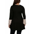 thumbnail image 3 of Pebble Beach Maternity Tunic Top -- Available in Plus Sizes, 3 of 3
