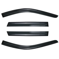 KT 94252 Window Wind Deflectors Vent Shades 4Pcs, Window Visors Rain Guards, Acrylic, Smoke