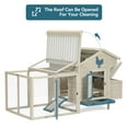 "Pefilos 74"" PredatorProof Outdoor Chicken Coop, Waterproof PVC Roof