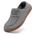 thumbnail image 6 of HOBIBEAR Women's Leather Loafers|Slip On Wide Toe Box Comfortable Barefoot Flats, 6 of 6