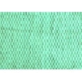 thumbnail image 1 of Ahgly Company Indoor Rectangle Solid Turquoise Blue Modern Area Rugs, 2' x 4', 1 of 4