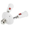 thumbnail image 3 of Portalámparas ajustable E27 Convertidor de adaptador de base de casquillo de bombilla LED (2 cabezales) Sywqhk Para Estrenar, 3 of 7