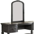 thumbnail image 6 of Miekor Furniture Bedroom Classic Vanity Set Wooden Carved Mirror Stool Drawers Antique Grey Finish W5UAHD, 6 of 9