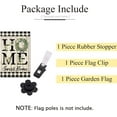 thumbnail image 5 of Home Sweet Home Magnolia Small Garden Flag Burlap Vertical Double Sided Spring Farmhouse Rustic Buffalo Check Plaid Flower Home Decor for Yard Lawn Patio Outdoor, 5 of 6