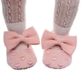 thumbnail image 4 of Ticikt Baby Boys Girls Slippers Cozy Booties Soft Bottom Warm Cartoon Socks Crib Shoes,Color:Pink,Size:6-12 Months, 4 of 5