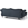 thumbnail image 6 of Glory Furniture Hollywood Velvet Sofa Chaise in Black, 6 of 6
