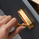 thumbnail image 5 of Ganchos de pared dorados, ganchos de pared resistentes para colgar abrigos, toallas, mochilas y bolsos. Ganchos para toallas de oro cepillado en el baño., 5 of 5