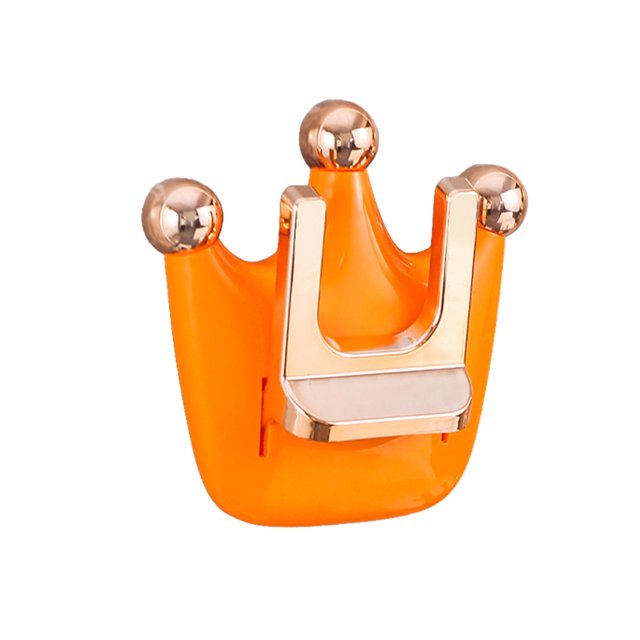 Soporte para secador de pelo, estante de almacenamiento Universal plegable para baño de pared, estante para soplador, decoración con apertura Almacenamiento y organización del hogar Naranja Bearachild HA063461-03B