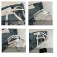 thumbnail image 6 of 1. Halloween Skull Print Crossbody Bag PU Lightweight Adjustable Strap For Party Daily Essentials, 6 of 7