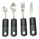 thumbnail image 1 of 4 Piezas de Cubiertos Flexibles, Utensilios para Discapacitados, Utensilios Pesados para Adultos, Utensilios de Vajilla Adaptables para Adultos Mayores, 1 of 5