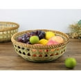 thumbnail image 3 of Fruit Natural Handwoven Made Vegetables Bread Reusable Light Weight Kitchen Storage, 3 of 3