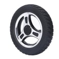 thumbnail image 1 of Wheelchair Wheel PU Wheel Alloy Steel Hub Explosion Proof 4 Holes Walker Tire Replacement 250mm, 1 of 5
