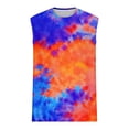 thumbnail image 5 of COSFO Tie Dye Mens Tank Top Summer Gym Muscle Graphic Tees Casual Regular Fit Quick Dry Sleeveless Crew Neck Shirts, 5 of 5