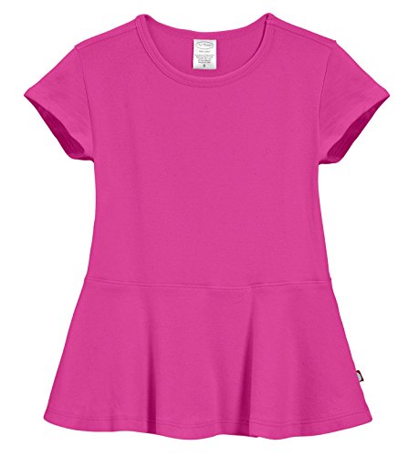short sleeve peplum tee