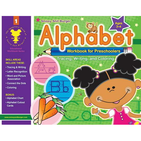 Snissy Snit Burger(tm) Alphabet Workbook for (Best Educational Cartoons For Preschoolers)