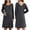 Gray, variant on Ekouaer Women Maternity Nightgown Labor Delivery Nursing Gown Hospital Breastfeeding Dress Button Down Long Sleeve Sleepwear