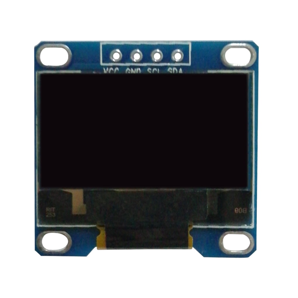 0.96 inch IIC Serial White OLED Display Module 128X64 I2C LCD Screen Board Replacement for Arduino, Blue Yellow
