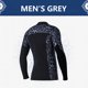 thumbnail image 4 of Eigraketly Traje de neopreno de 3MM para buceo, traje de neopreno grueso de manga larga, chaqueta, trajes de buceo, traje de Surf para aeróbic acuático, Deportes acuáticos hombre gris METRO Eigraketly OD003290-12, 4 of 6