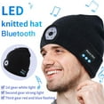 thumbnail image 3 of Bluetooth knitted cap, outdoor night running night fishing led light lighting, 3 of 5