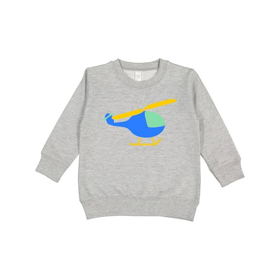 Inktastic Blue Helicopter Toddler Sweatshirt