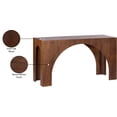 thumbnail image 7 of Meridian Furniture Arch Brown Console Table, 7 of 7