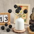 thumbnail image 4 of Wicker Rattan Balls Decorative Orbs Vase Fillers for Craft Party Valentine's Day Wedding Table Decoration Black 25~30mm 40pcs for DIY, 4 of 5