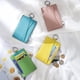thumbnail image 3 of Monedero de cuero con cremallera y diseño de lichi, tarjetero para conductor, monedero multifuncional ultrafino de estilo japonés, tarjetero para mujer, pequeño y exquisito, 3 of 6