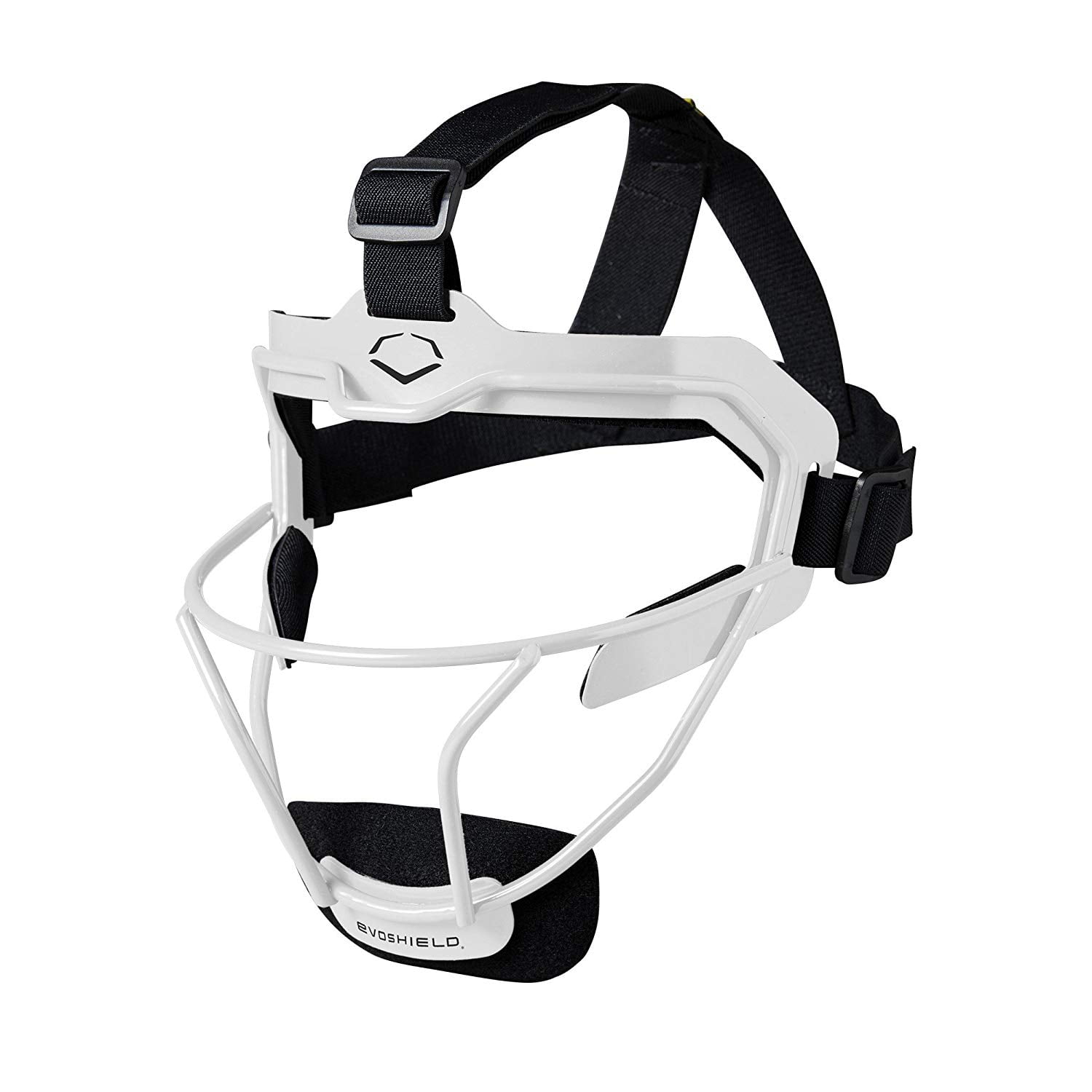 EvoShield Defenders Facemask White OSFM Baseball or Softball Fielders