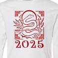 thumbnail image 4 of Inktastic 2025 Chinese New Year Snake Long Sleeve Youth T-Shirt, 4 of 5