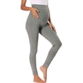 thumbnail image 3 of Lucakuins - Legging de maternidad para mujer con pantalones de yoga para embarazo de panel completo Lucakuins moda, 3 of 5
