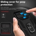 thumbnail image 5 of JTCASES for iPhone 8 Plus/7 Plus Case, Heavy Duty Protection Magnetic Car Mount Rotating Stand [Slide Camera Window] Rugged Shockproof Anti-fall Shell for iPhone 8 Plus/7 Plus, Black, 5 of 8
