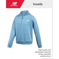 thumbnail image 4 of Sudadera New Balance Performance Fleece para niñas de 7 a 8 años, azul, 4 of 7