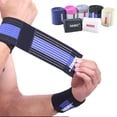 thumbnail image 2 of 1pc Wrist Support Breathable Adjustable Compression Forearm Wrap Belt Hand Strap Protector Gym Fitness Weight Lifting Sportswear, 2 of 6
