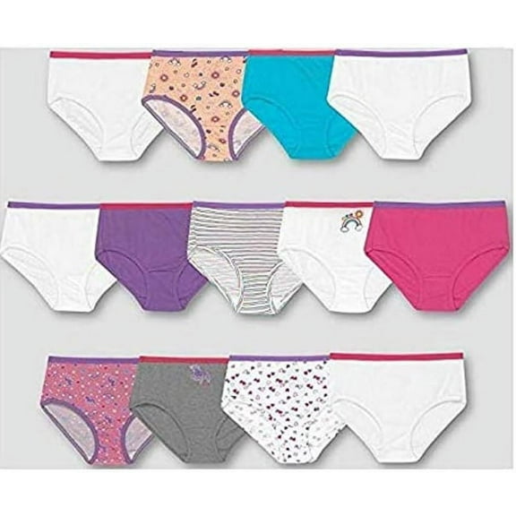 HANES 13 PACK GIRLS TODDLER TAGLESS BRIEFS
