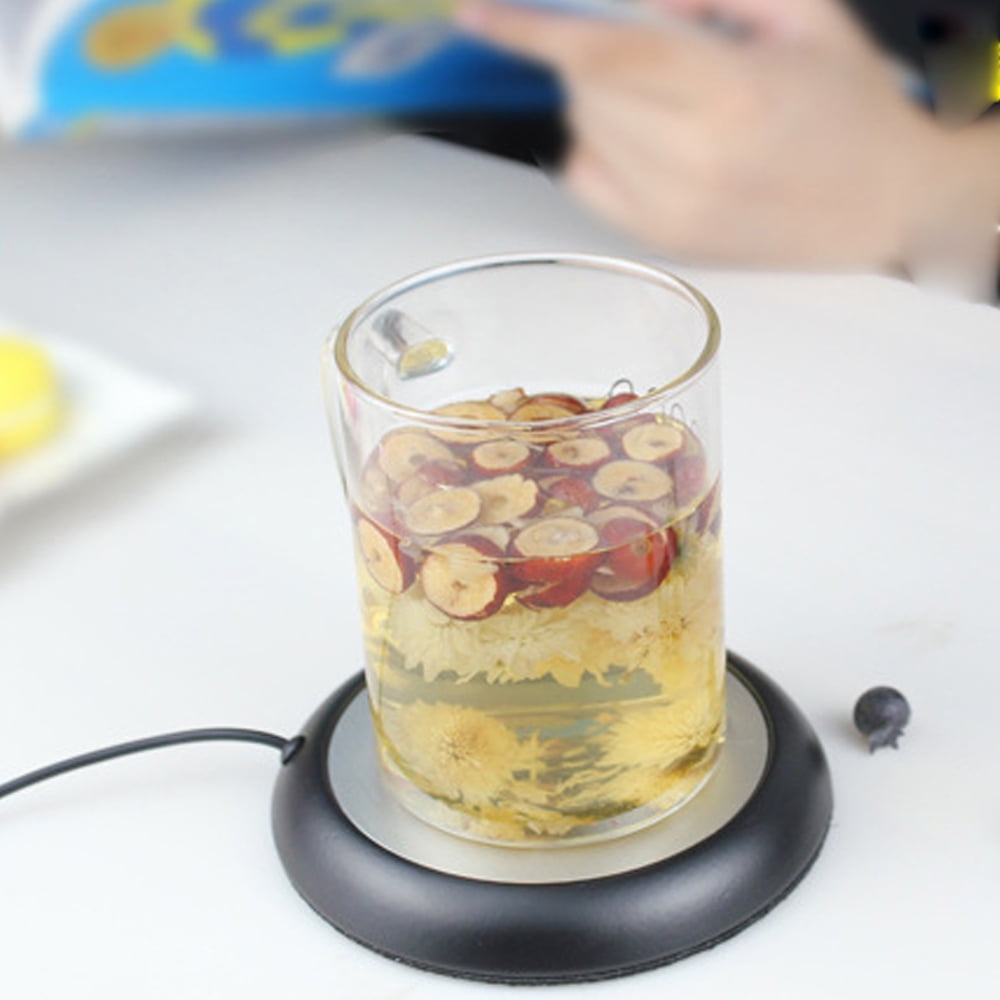 SKUSHOPS Electric Coffee Mug Warmer for Desk Auto Shut off USB Tea