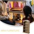 thumbnail image 4 of Mini Bibliothèque Modèle Armoire de Rangement pour Maison de Poupée Ensemble d'Accessoires, 4 of 8